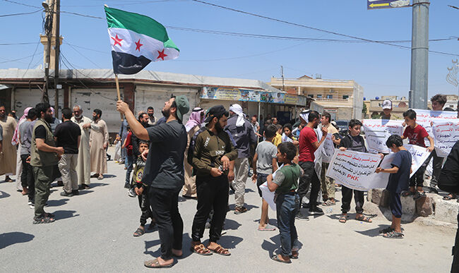 Suriye'nin kuzeyindeki sözde seçim ağustos ayına ertelendi - 1. Resim