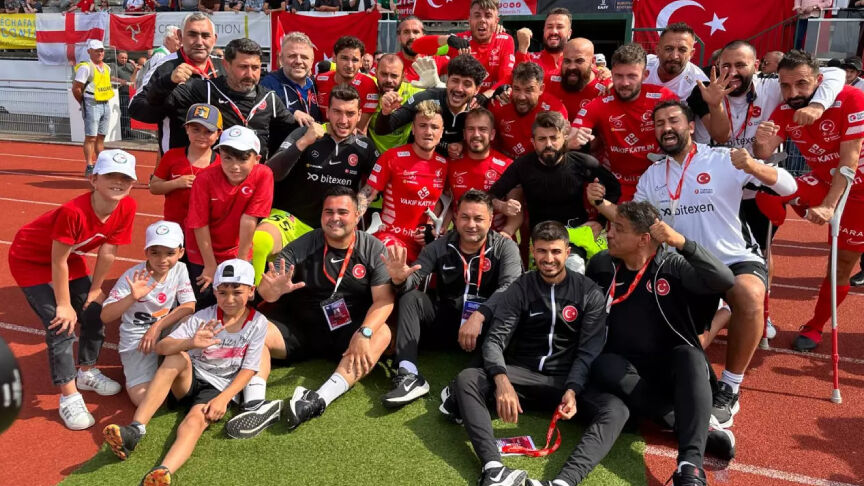 Ampute Futbol Milli Takımı finale y&uuml;kseldi! Şampiyonluk ma&ccedil;ının tarihi belli oldu - 1. Resim