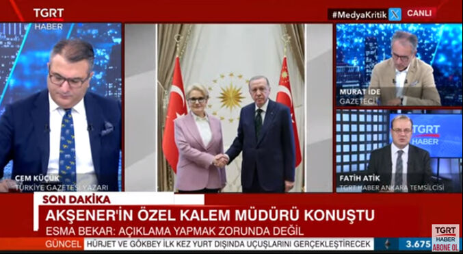 Erdoğan ile görüşen Akşener'in özel kalem müdürü konuştu: İyi parti korkuyor, hayretle karşıladı - 1. Resim