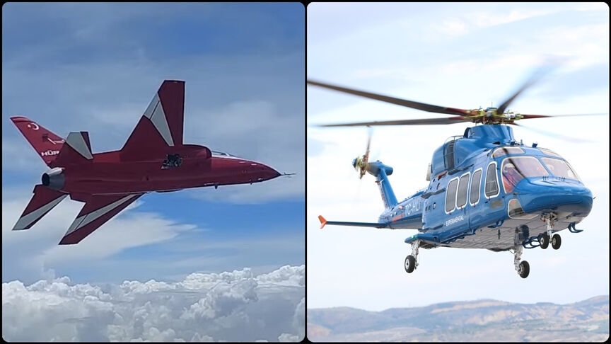 HÜRJET ve GÖKBEY, İngiltere'deki Farnborough Airshow'da yurt dışında ilk uçuşlarını gerçekleştirecek! HÜRJET ve GÖKBEY, İngiltere'deki Farnborough Airshow'da yurt dışında ilk uçuşlarını gerçekleştirecek! - 1. Resim