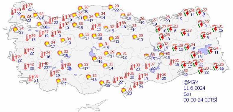 Bayram tatili öncesi kavrulacağız! Meteoroloji il il 9-13 Haziran tahminlerini paylaştı - 3. Resim