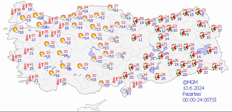 Bayram tatili öncesi kavrulacağız! Meteoroloji il il 9-13 Haziran tahminlerini paylaştı - 2. Resim