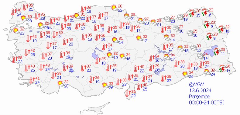 Bayram tatili öncesi kavrulacağız! Meteoroloji il il 9-13 Haziran tahminlerini paylaştı - 5. Resim