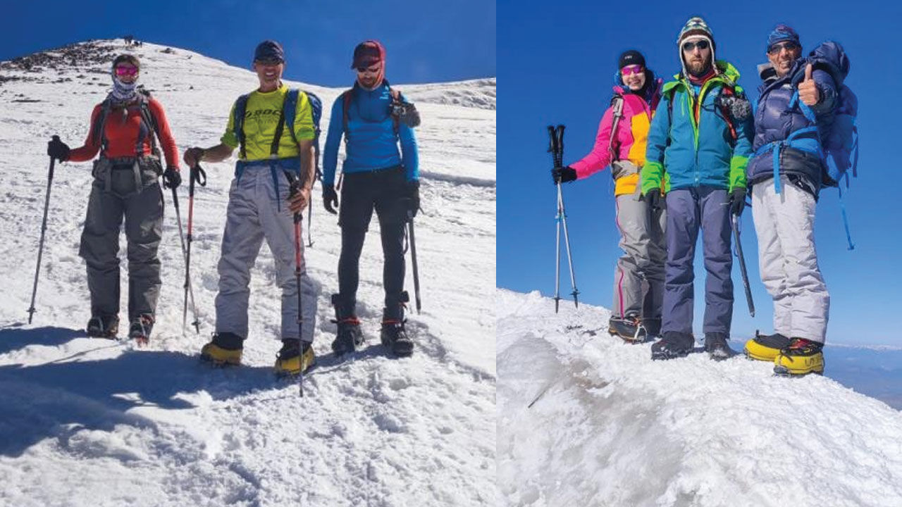 Akdeniz güneşlenirken Ağrı'da kayak keyfi sürüyor Akdeniz güneşlenirken Ağrı'da kayak keyfi sürüyor - 1. Resim