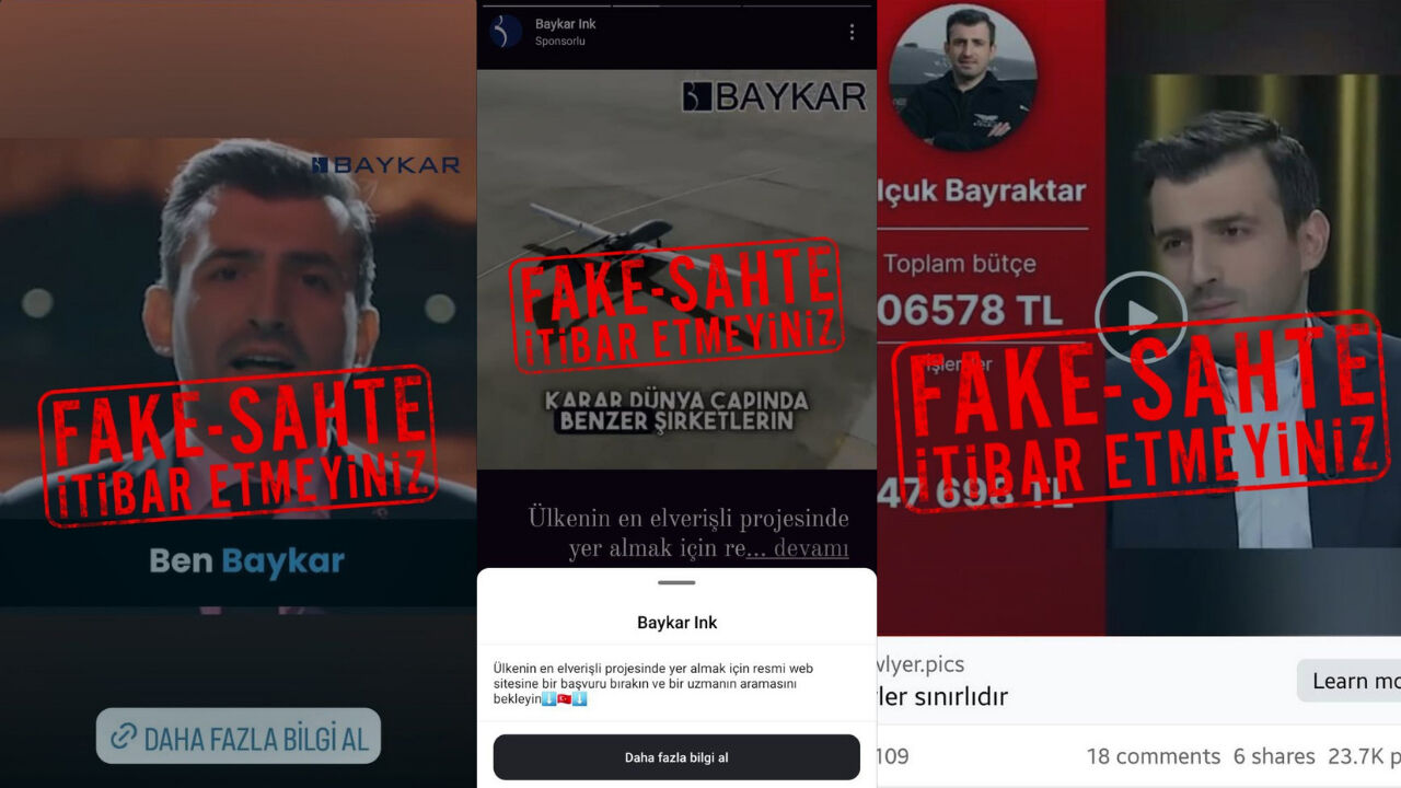 Selçuk Bayraktar uyardı! Sahte ilanlar, haberlere ve videolara inanmayın... - 1. Resim