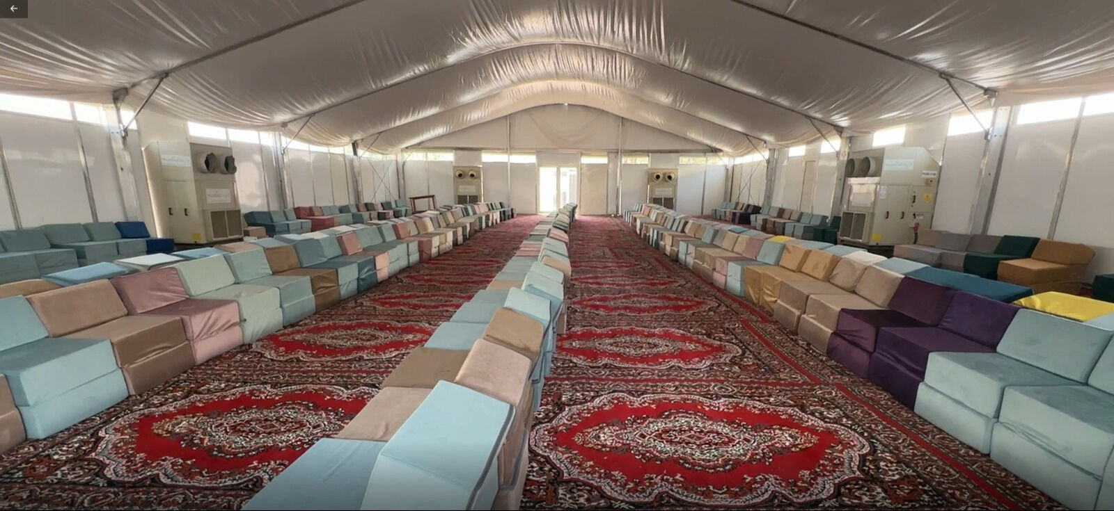 Arafat hazır! Klimalı çadırlar kuruldu Arafat hazır! Klimalı çadırlar kuruldu - 2. Resim
