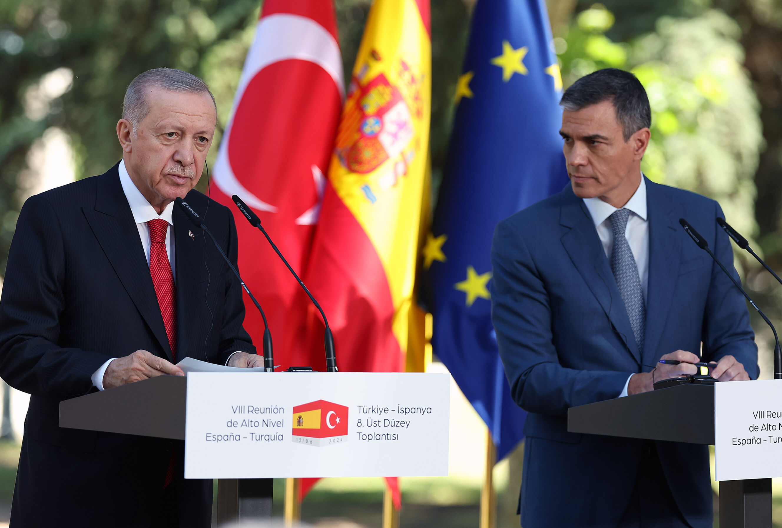 Basın toplantısına damga vuran soru! Erdoğan'dan sert tepki: Başını sallama, ben sallamıyorum - 1. Resim