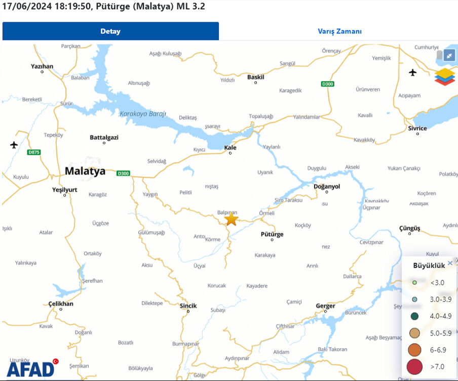 Malatya'da korkutan deprem! AFAD ve Kandilli duyurdu Malatya'da korkutan deprem! AFAD ve Kandilli duyurdu - 1. Resim