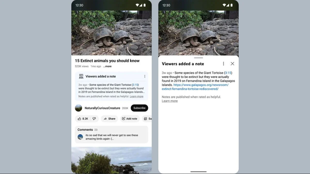 YouTube, yakında videoların altına, X'in topluluk notlarına benzer bir 