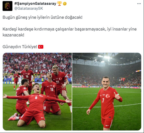 Galatasaray kaos peşinde koşanlara Arda Güler ve Kerem Aktürkoğlu ile cevap verdi Galatasaray kaos peşinde koşanlara Arda Güler ve Kerem Aktürkoğlu ile cevap verdi - 3. Resim