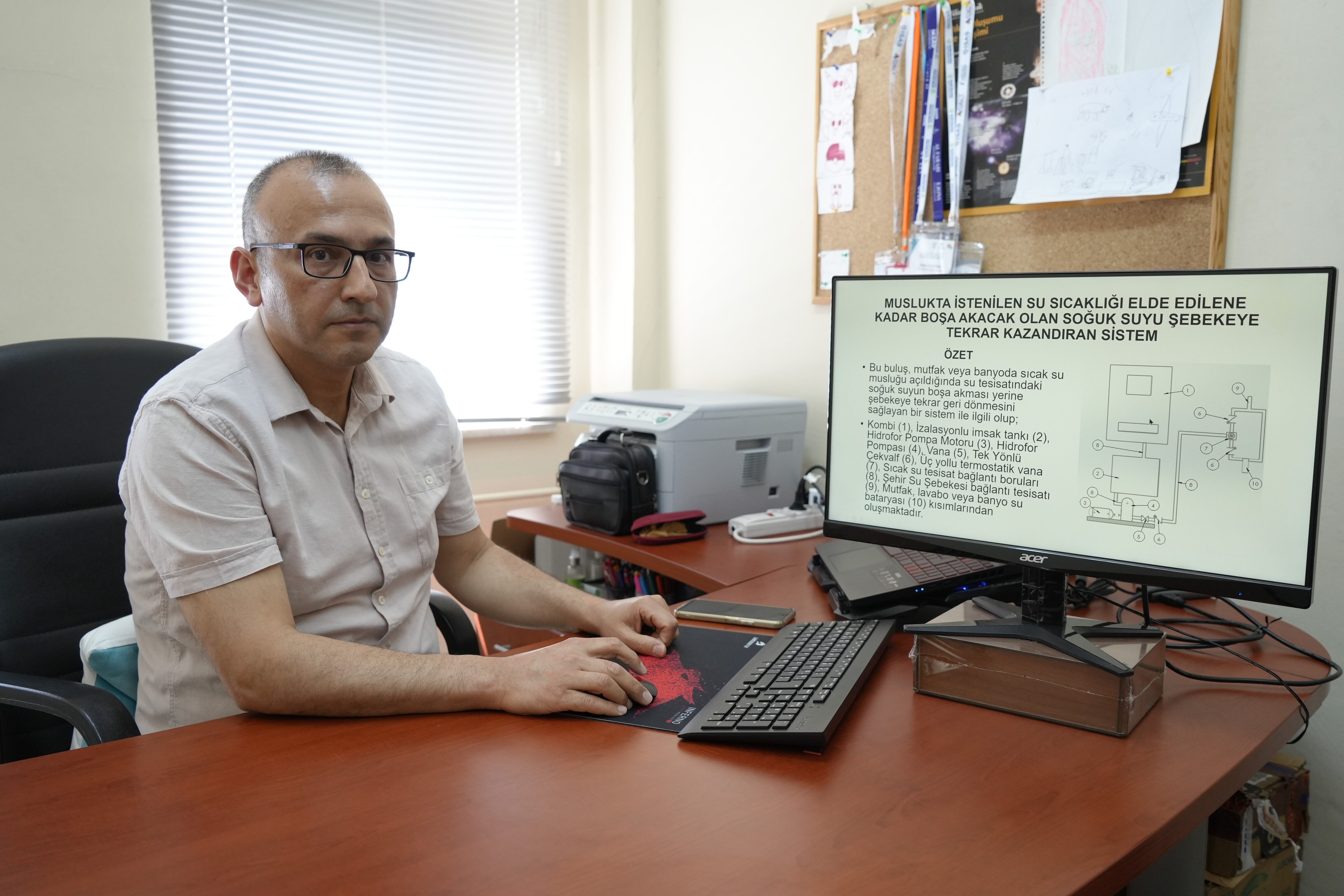 Su tasarrufunu arttıracak projenin patenti alındı! Gümüşhane'den yeni proje... - 1. Resim