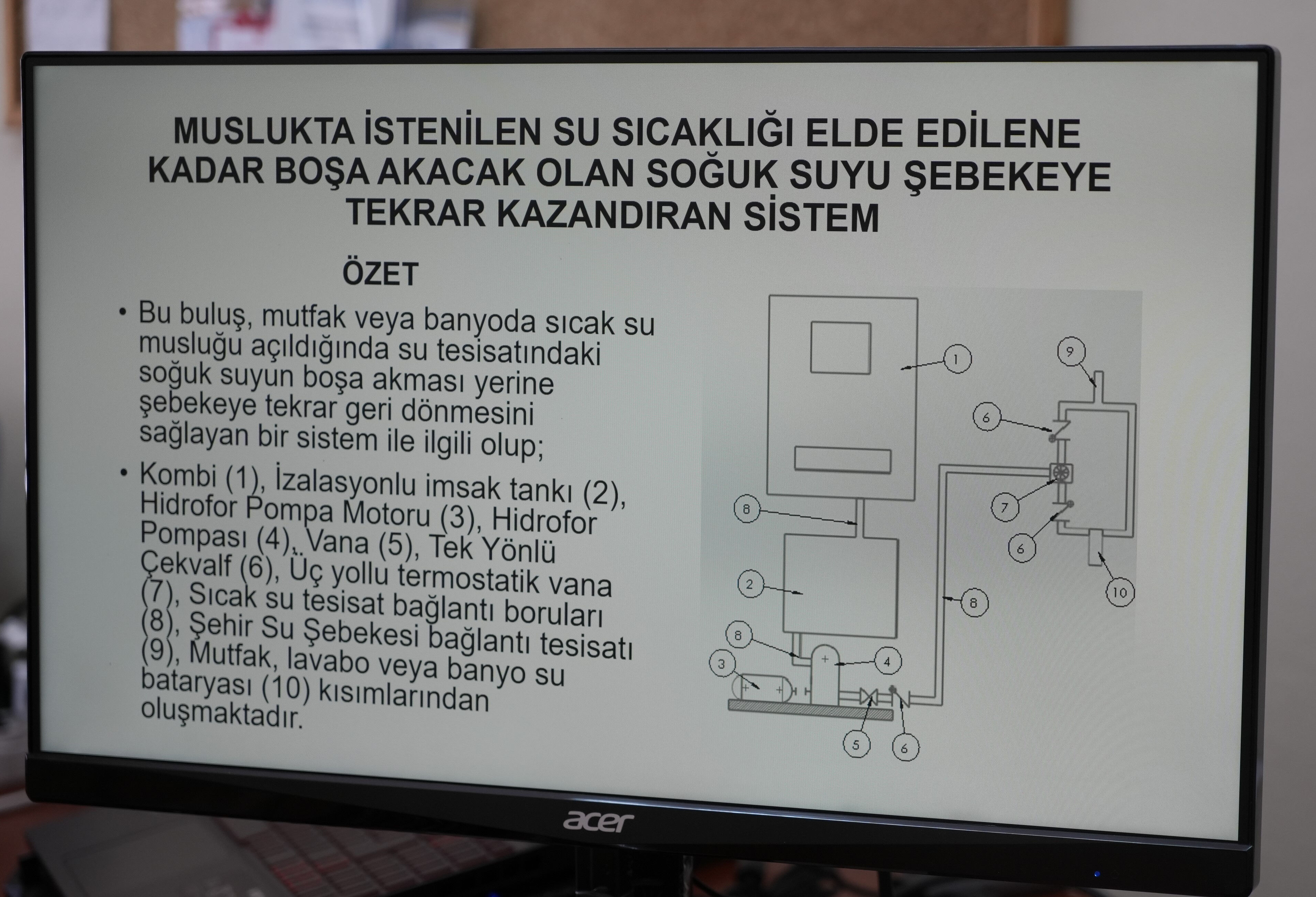 Su tasarrufunu arttıracak projenin patenti alındı! Gümüşhane'den yeni proje... - 2. Resim