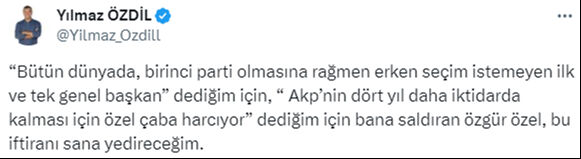 Özgür Özel-Yılmaz Özdil kavgası büyüyor: Sana bu iftiranı yedireceğim Özgür Özel Yılmaz Özdil kavgası büyüyor: Sana bu iftiranı yedireceğim - 4. Resim