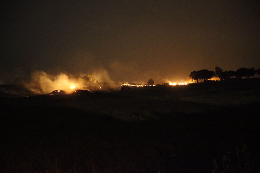 Diyarbakır'da kırsal alanda yangın! Ölü ve yaralılar var - 1. Resim