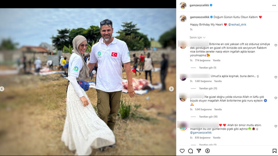Gamze Özçelik’ten eşi Reshad Strik’in doğum gününe özel paylaşım! Fotoğrafa beğeni yağdı - 2. Resim