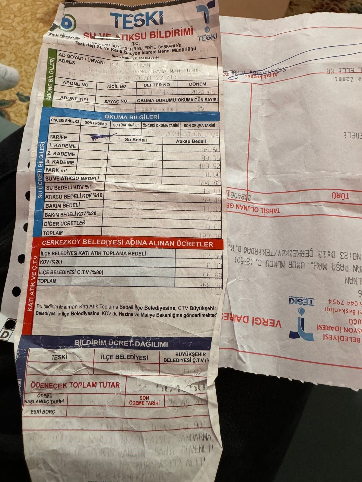 Su faturasını gören emekli isyan etti: Ben hamam çalıştırmıyorum! - 1. Resim