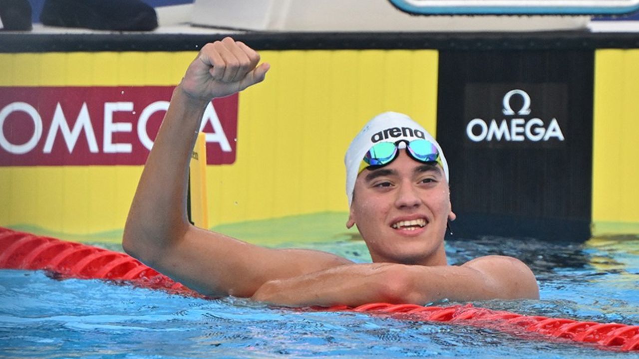 Altın madalya Türkiye&#039;nin! Milli yüzücü Kuzey Tunçelli, Avrupa şampiyonu oldu