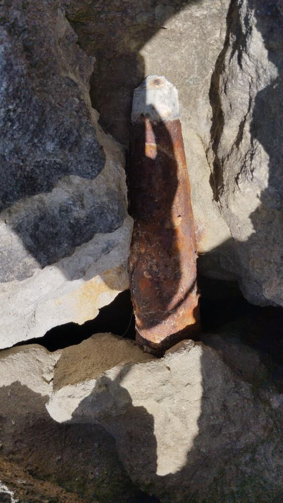 Çanakkale Savaşı'ndan kalan 109 yıllık top mermisi patlatıldı Çanakkale Savaşı'ndan kalan 109 yıllık top mermisi patlatıldı - 2. Resim