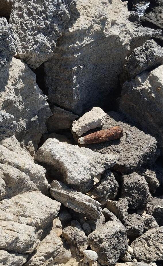 Çanakkale Savaşı'ndan kalan 109 yıllık top mermisi patlatıldı Çanakkale Savaşı'ndan kalan 109 yıllık top mermisi patlatıldı - 1. Resim