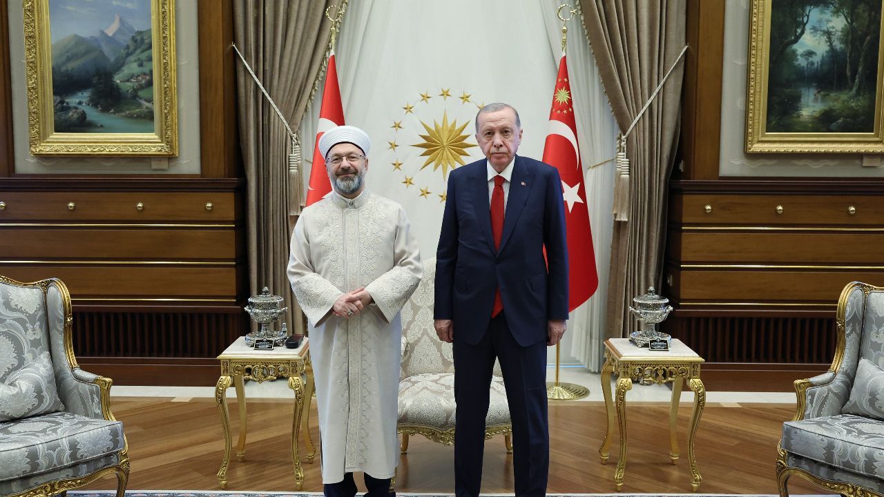 Cumhurbaşkanı Erdoğan Diyanet İşleri Başkanı Ali Erbaş'ı kabul etti - Gündem