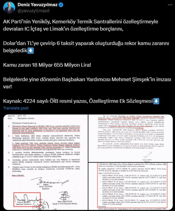 Deniz Yavuzyılmaz'ın borçların dolardan TL'ye dönüştürülmesiyle ilgili paylaşımını bakanlıktan cevap geldi - 1. Resim