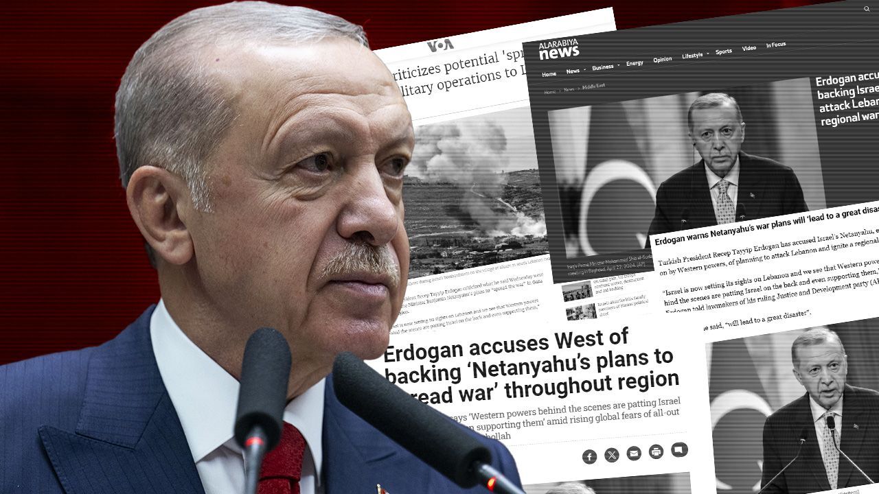 Erdoğan'ın "Batı İsrail'in perde arkasında sırtını sıvazlıyor" ifadeleri dünya basınında - Dünya