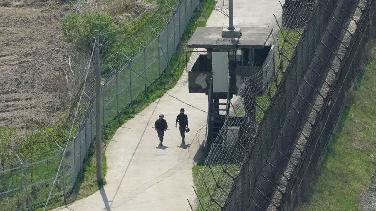 Güney Kore askerlerinden Kuzey Kore sınırında 7 yıl sonra bir ilk - Dünya