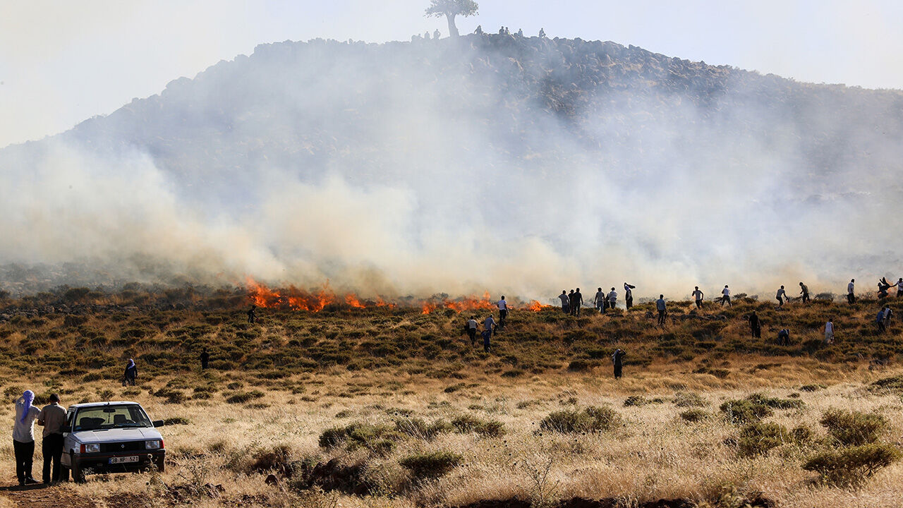 Türkiye'nin dört bir yanı alevlere teslim! Yangın antik kente sıçradı, ekipler müdahale ediyor - 3. Resim