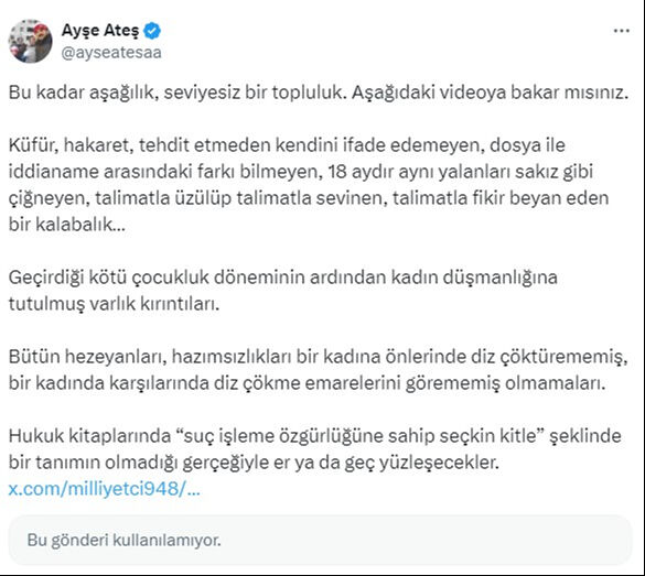 Ayşe Ateş, Kemal Sunal repliğiyle yapılan bel altı paylaşıma isyan etti - 2. Resim