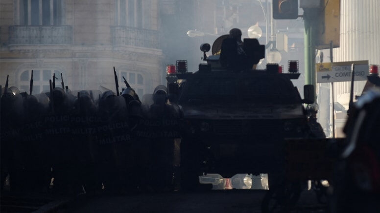 Bolivya'da darbe girişimi! Ordu sokağa indi, hükümet sarayı kuşatıldı - 7. Resim