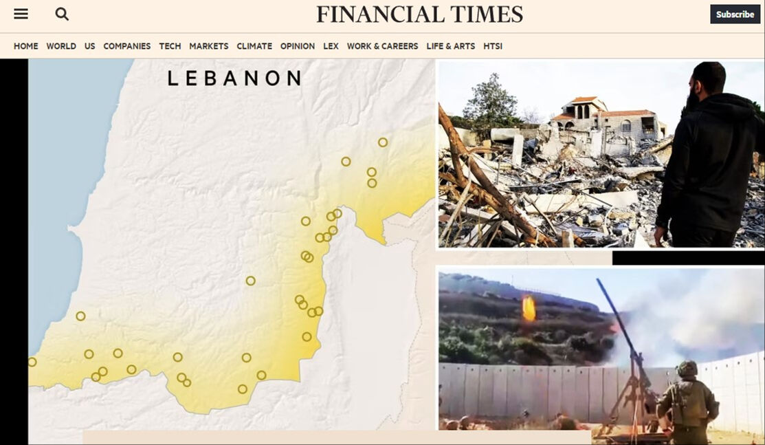 Financial Times İsrail'in Lübnan'ı da savaşa çekerek Orta Doğu'yu yeniden şekillendirmek istediğini yazdı - 1. Resim