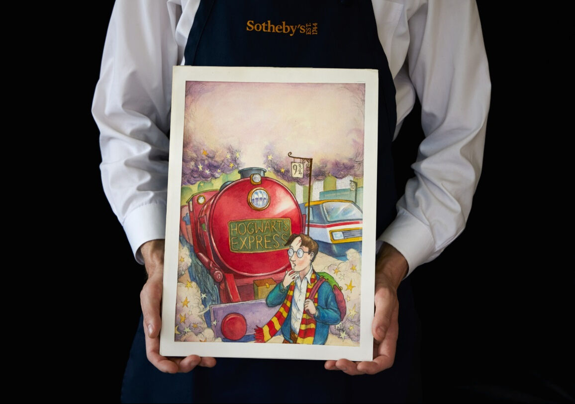 En kıymetli Harry Potter eseri! ̇İlk &ccedil;izim 1,9 milyon dolara satıldı - 1. Resim
