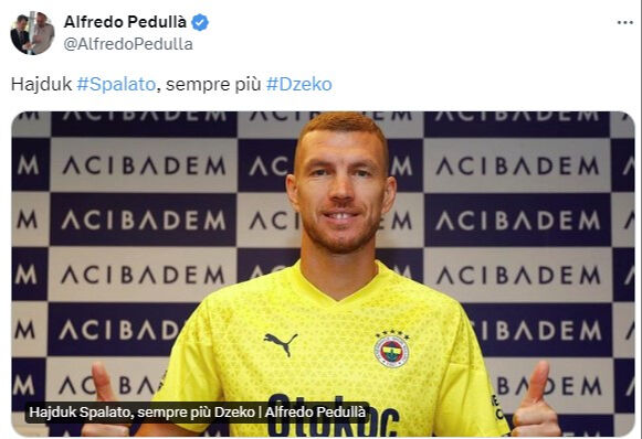 Fenerbahçe Batshuayi'den sonra Dzeko'yu da kaybediyor - 1. Resim