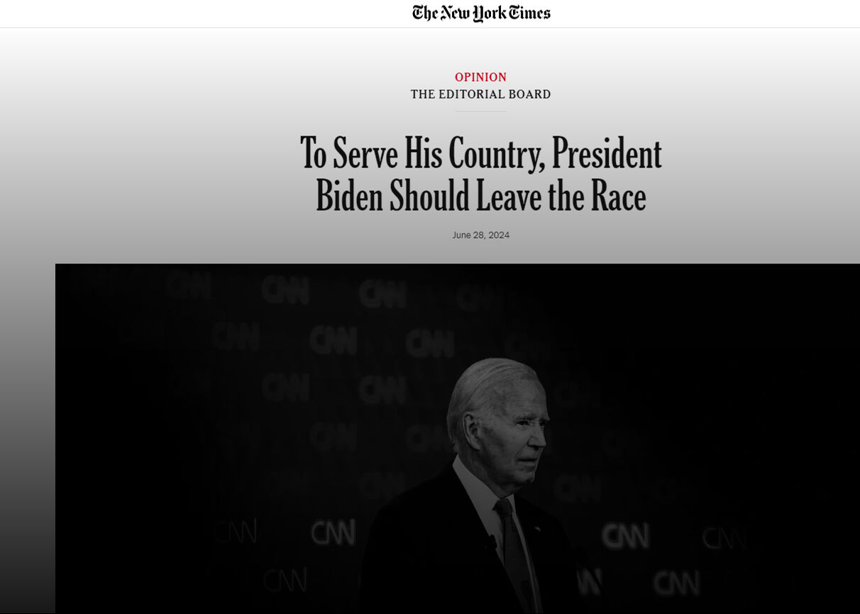 ABD basını Trump ile yarışan Joe Biden'a yol gösterdi: Bırak git - 3. Resim