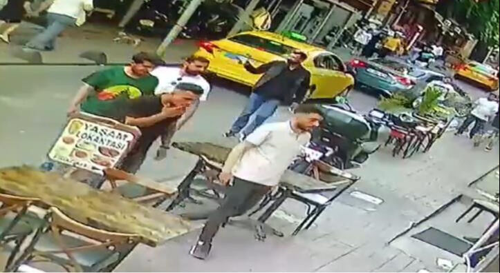 Taksim'de aksiyon filmlerini aratmayan silahlı saldırı! Paylaşılamayan ortak yüzünden kan aktı - 5. Resim