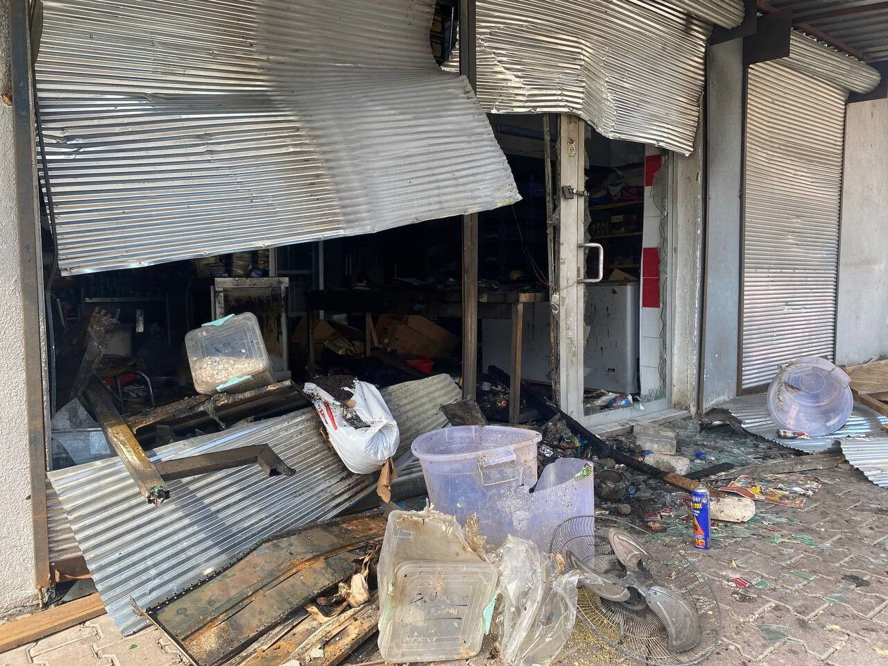 Kayseri'de savaş alanını aratmayan manzaralar! Hasar gün ağarınca ortaya çıktı - 1. Resim