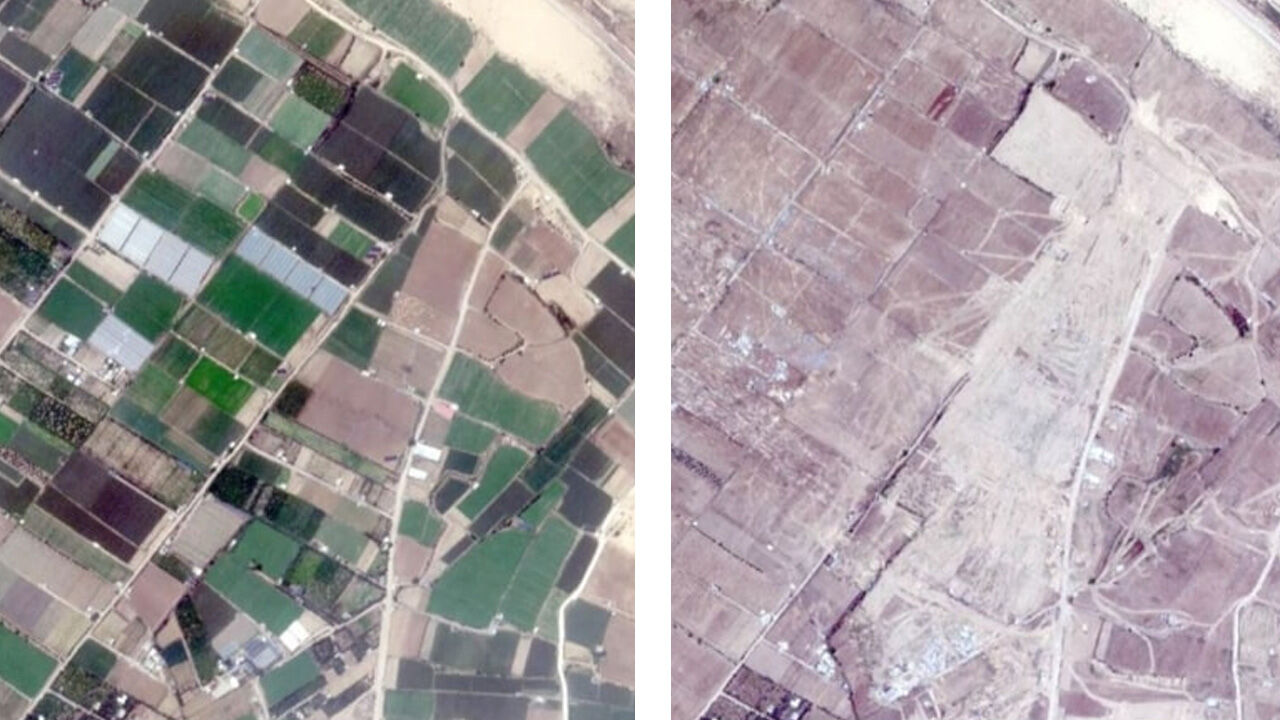 Gazze ve Han Yunus'ta son durum... Gazze'deki kıtlığın en net kanıtı... Uydu görüntüleri dehşete düşürdü! - 1. Resim