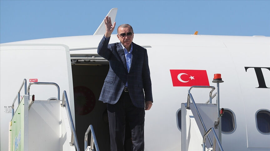 Cumhurbaşkanı Erdoğan kritik zirve için Kazakistan'a gitti - 1. Resim