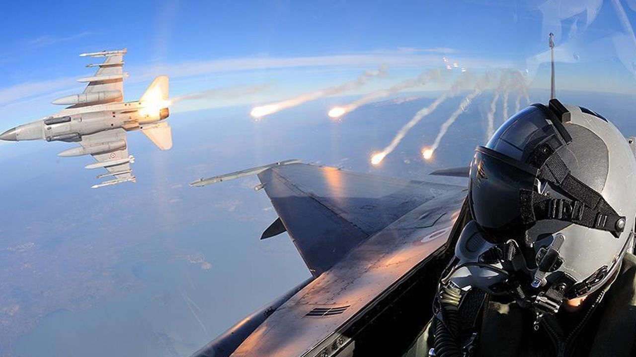 Irak&#039;ın kuzeyine hava harekatı! 37 hedef yerle bir edildi