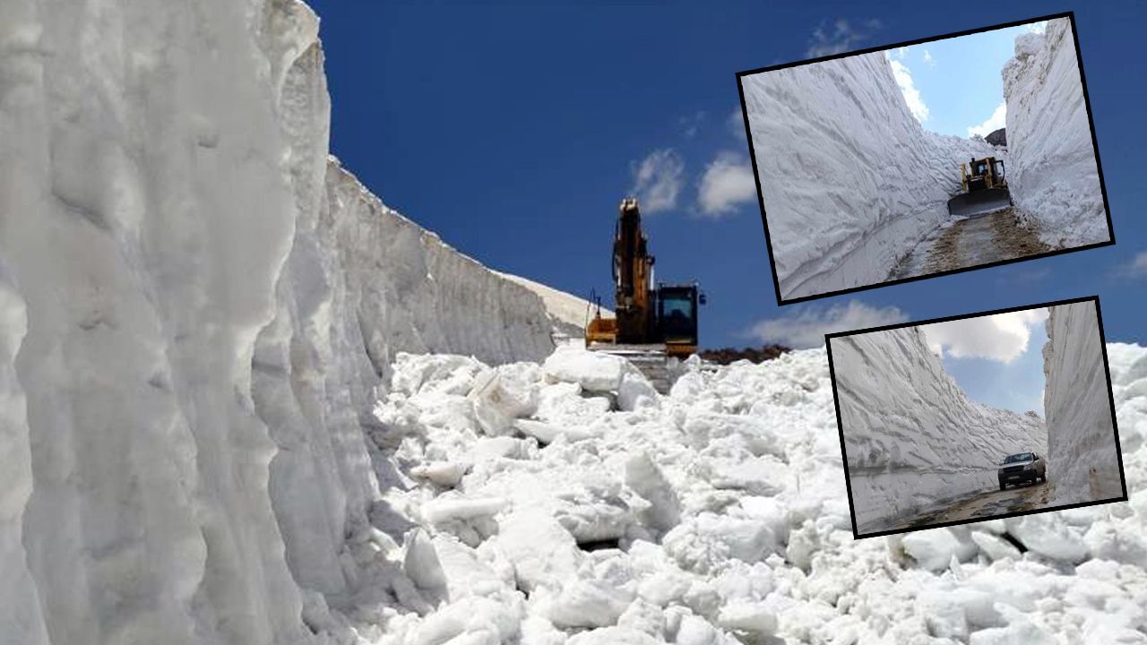 Burası Kutuplar değil Türkiye! Temmuz ayında 8 metrelik kar - Ekonomi