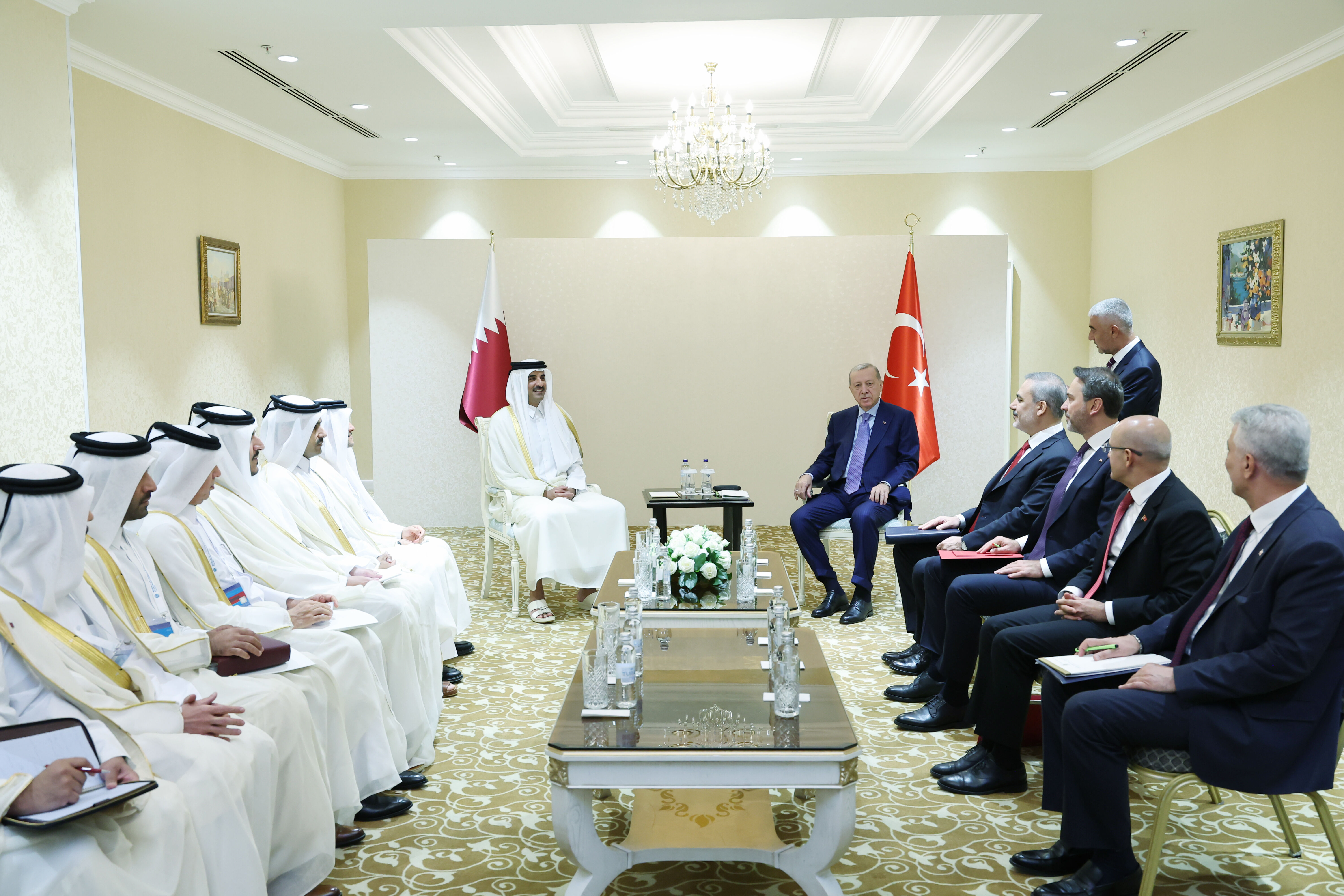 Cumhurbaşkanı Erdoğan Astana'da Al Sani ve Ukhnaagiin Khurelsukh ile görüştü - 5. Resim