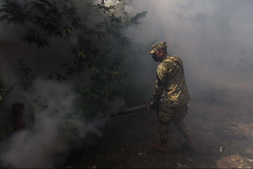 El Salvador'da dang hummasına karşı ordu sahaya çıktı! El Salvador'da dang hummasına karşı ordu sahaya çıktı! - 3. Resim