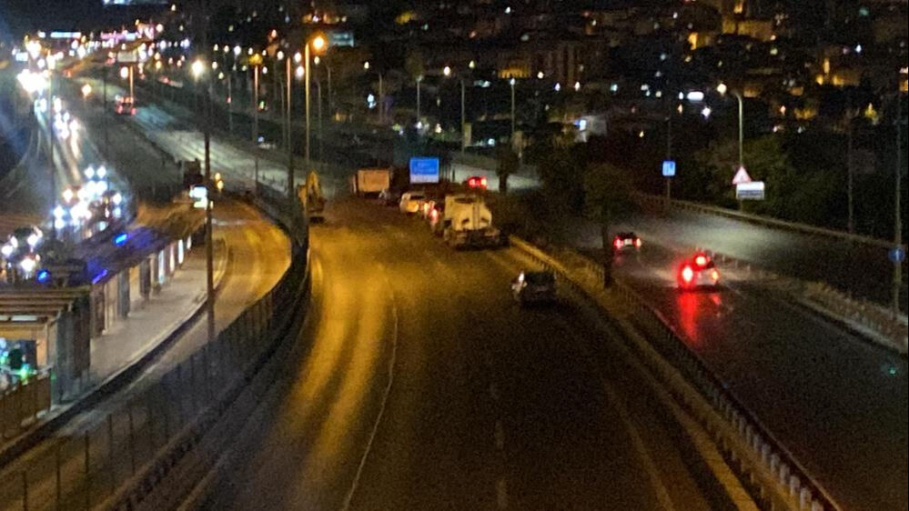 Haliç Köprüsü’nün Ankara istikameti trafiğe kapandı - 2. Resim