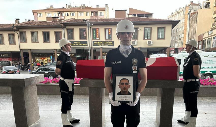 Kalbine yenik düşen polis memuru Orkun Kızıltaş’a son görev - 2. Resim