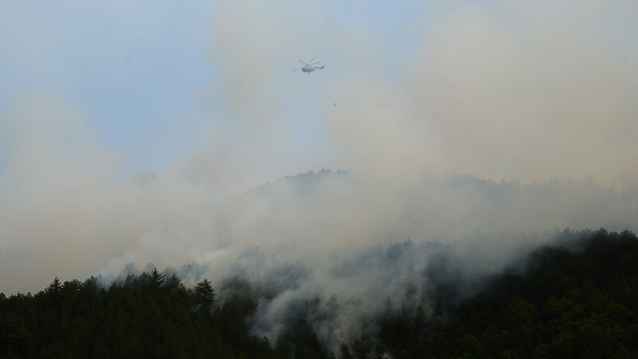 Kastamonu'da orman yangını! Ekiplerin müdahalesi sürüyor - Yaşam