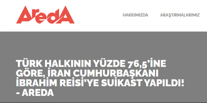 Türk halkı İran Cumhurbaşkanı Reisi'nin suikasta kurban gittiğini düşünüyor - 1. Resim