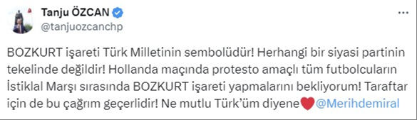 UEFA'ya tepki gösteren Bolu Belediye Başkanı Tanju Özcan Merih Demiral'ın bozkurt işareti yapan heykelini yapacağını açıkladı - 3. Resim
