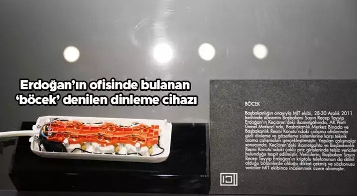 Erdoğan'ın ikametgahında prize yerleştirilen dinleme cihazı MİT müzesine girdi - 1. Resim