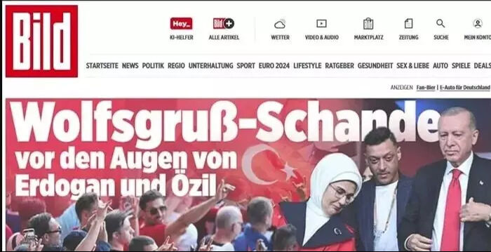 'Bozkurt' hazımsızlığı sürüyor... Alman Bild, Erdoğan'ı hedef aldı - 2. Resim