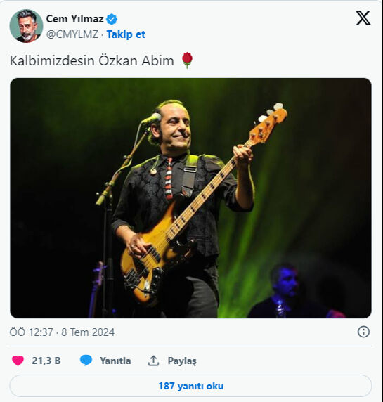Cem Yılmaz'dan 'Özkan Uğur' paylaşımı - 1. Resim